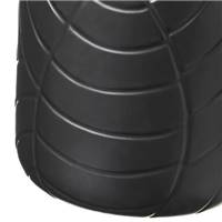 Terra cache-pot noir feuille H14,7