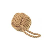 Boule cale-porte maille en polyester naturel