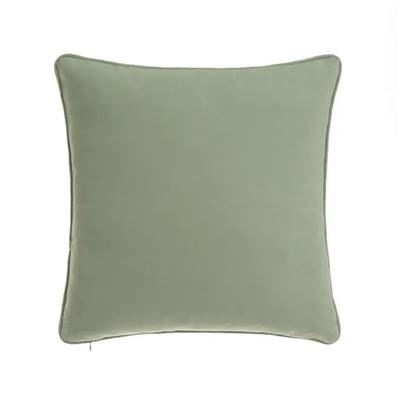 Updo coussin fausse soie de coton pomme 45x45