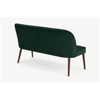 Margot banc en velours vert