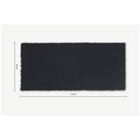 Dessa tapis de bain coton gris graphite 50x110
