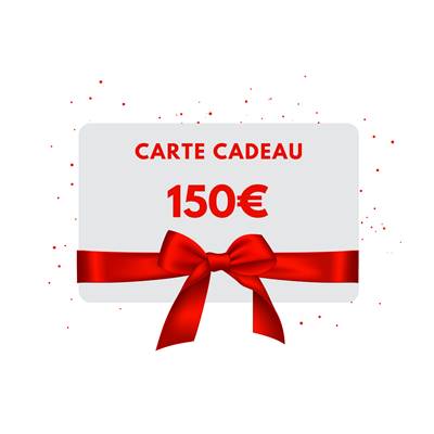 CARTE CADEAU DE 150€