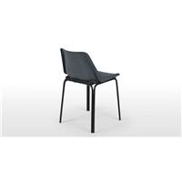 Lodi chaise cuir gris