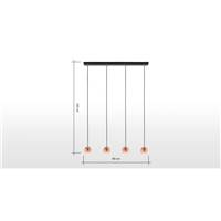 Austin suspension multiple spots cuivre