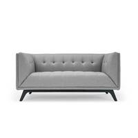 Olivia canapé 2 places tissu gris