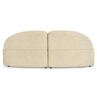 Body canapé 2 places modulable tweed sable
