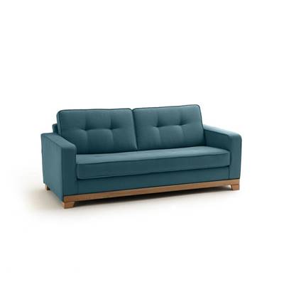 Sija canapé convertible coton bleu paon