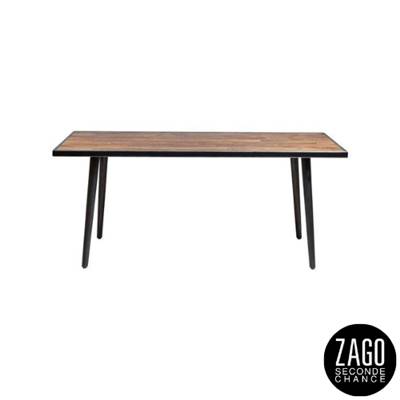 Cusco table à manger 180 en bois recyclé et métal