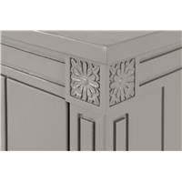 Bourbon bureau vintage cuivre et gris