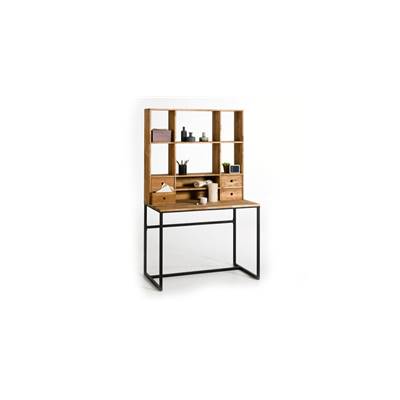 Alice bureau avec réhausse chêne