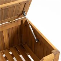 Boréal banc-coffre de rangement extérieur en acacia