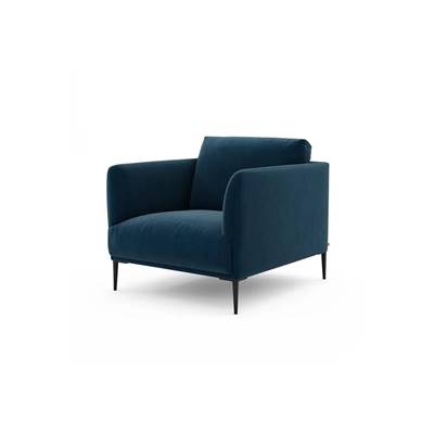 Marko fauteuil bleu nuit