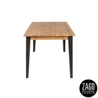 Manhattan table à manger en chêne et métal L200
