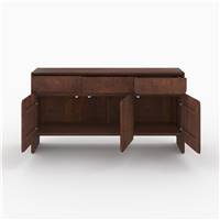 Baty buffet en bois de manguier 3 portes et 3 tiroirs