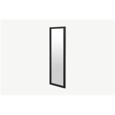 Keily miroir mural bois noir 40x120
