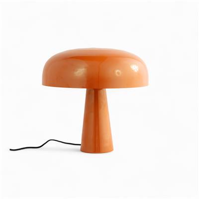 Ernest lampe champignon en métal orange