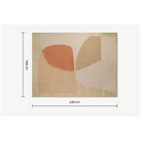 Casaco tapis rouge délavé 160x230