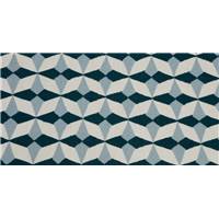 Etruria tapis tissé bleu sarcelle 120x180