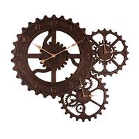 Horloge pendule avec rouages (3 modèles)