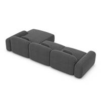 Buccana canapé d'angle droit en tissu texturé beige