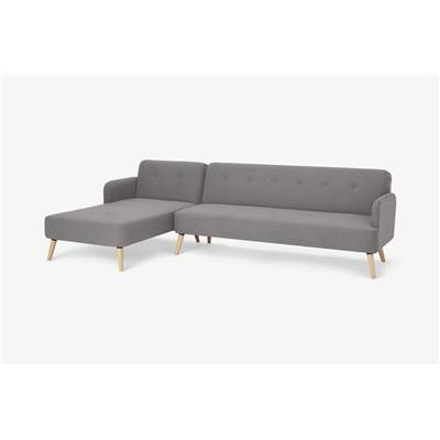 Elvi clic-clac d'angle gauche gris