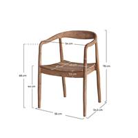 Kaleo chaise en bois de teck