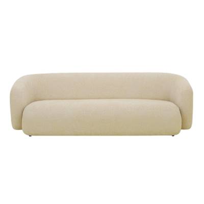 Vico canapé 3 places en tissu tweed sable