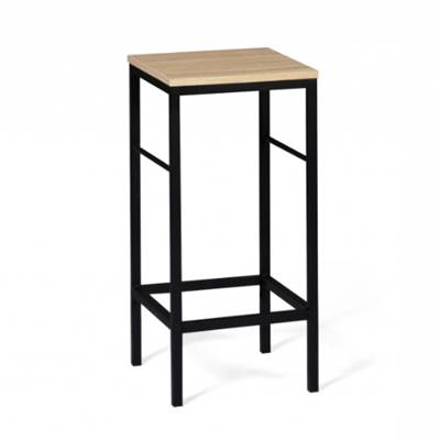 Misou tabouret de bar H67 en bois et métal