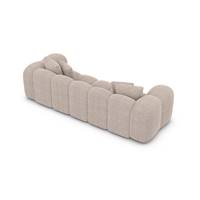 Cotton canapé 3 places en tissu texturé beige