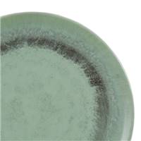 Pizz assiette plate verte foncée en porcelaine Ø33cm