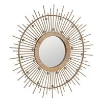 Ange petit miroir bambou naturel