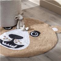 Suivre petit tapis ours en coton