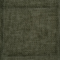 Nancy chaise matelassée vert en tissu grosse maille pieds métal