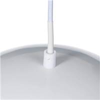 Flow suspension ronde demi-sphère blanche Ø30cm