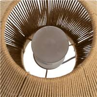 Razzo lampe de table en corde de papier naturel H26cm