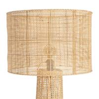 Lola lampadaire en rotin quadrillé H154cm
