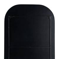 Kati grand miroir en bois naturel 2 bords arrondis H160cm