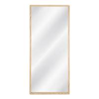 Kimy grand miroir rectangulaire en bois clair de paulonia H180cm