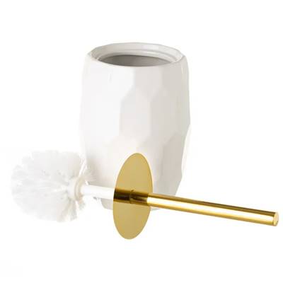 Pur petite brosse à toilette céramique blanc