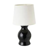 Finley lampe en céramique noir et blanc