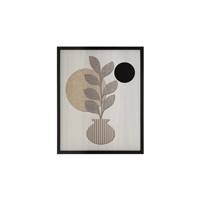 Mix tableau en mdf motif plante A