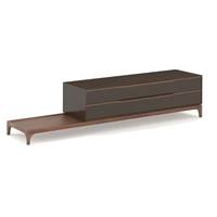 Lottacar meuble TV marron shiitaké