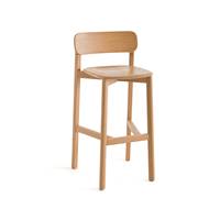 Baptistin chaise de bar chêne design