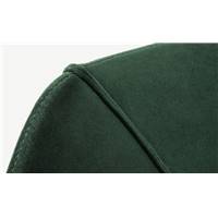 Lule tabouret de bar velours vert sapin