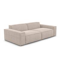 Stacele canapé 2 places en tissu texturé beige