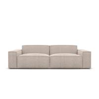 Stacele canapé 2 places en tissu texturé beige