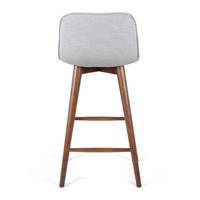 Tabouret teddy Gris Frêne foncé