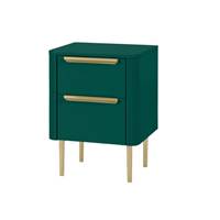 Ebro table de chevet vert paon