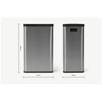 Fikran poubelle automatique gris
