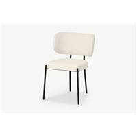 Asare chaise bouclé blanc